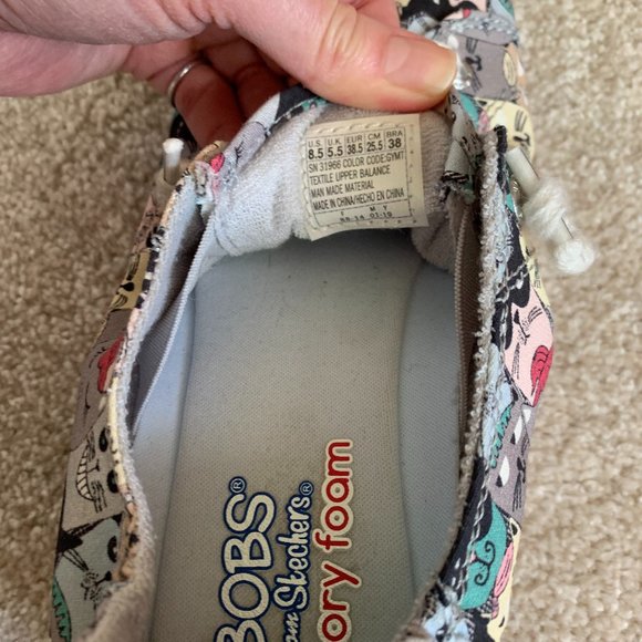 Skechers BOBS Women's Cat Sneakers Size 8.5 - Picture 4 of 5